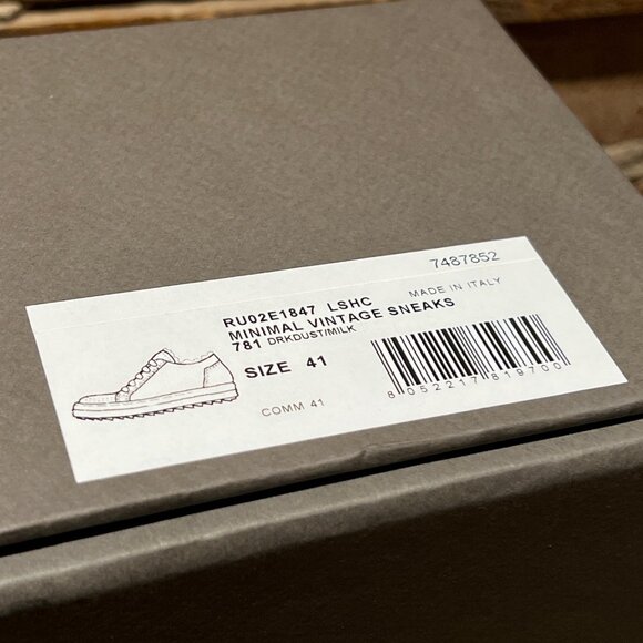 Rick Owens FW25 Concordians Minimal Vintage Sneakers - Picture 10 of 10